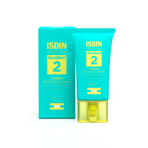 ISDIN Acniben 2 Gel Crème Contrôle Brillance et Boutons – 40 ml