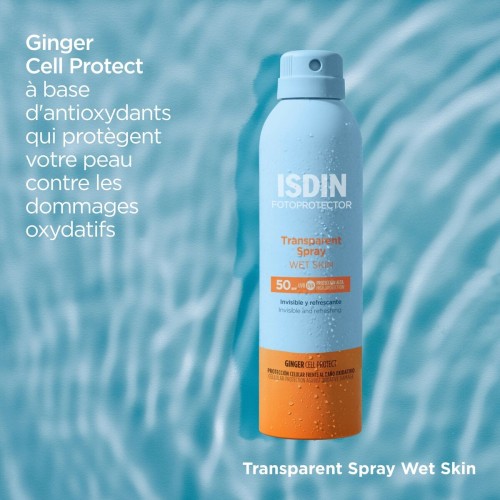 ISDIN Fotoprotecteur Spray Adulte Wet Skin – 250 ml