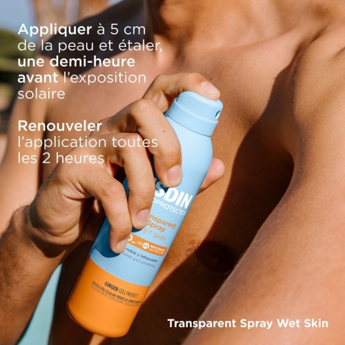 ISDIN Fotoprotecteur Spray Adulte Wet Skin – 250 ml