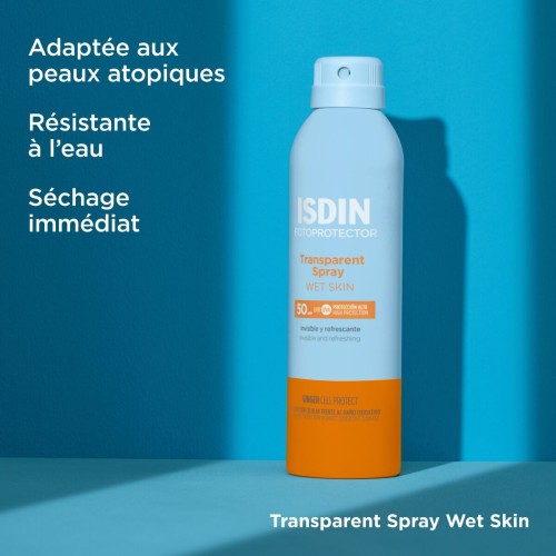 ISDIN Fotoprotecteur Spray Adulte Wet Skin – 250 ml