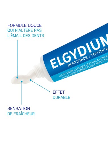 Dentifrice ELGYDIUM Antiplaque  75 ml