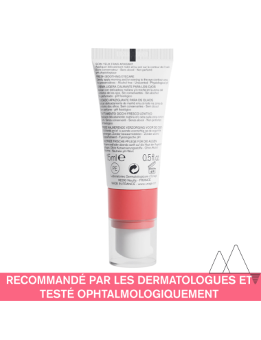 Uriage Toléderm Control Soin Yeux Apaisant Frais 15 ml