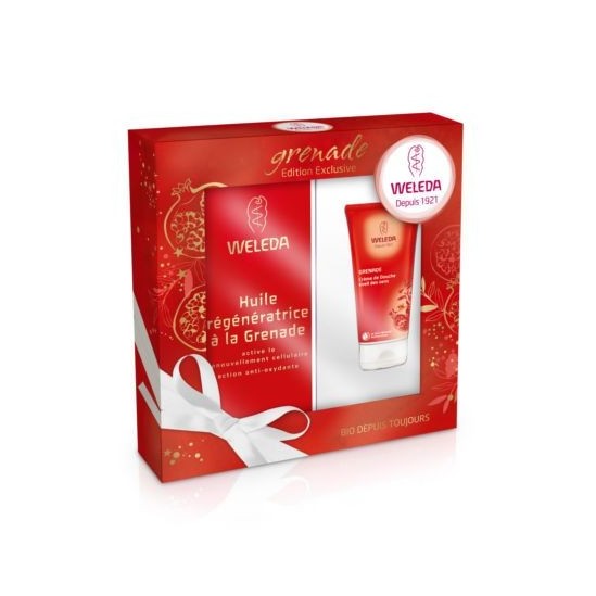 Weleda Huile Grenade Coffret + Crème Douche 50ml Offerte Weleda Huile Grenade Coffret + Crème Douche 50ml Offerte
