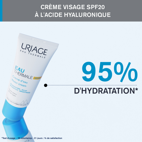 Uriage Eau Thermale Crème D'Eau Légère SPF20 Hydratante Protectrice 40 ml