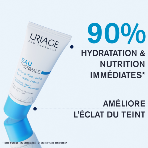 Uriage Eau Thermale Crème D'Eau Riche Hydratation 24H 40 ml
