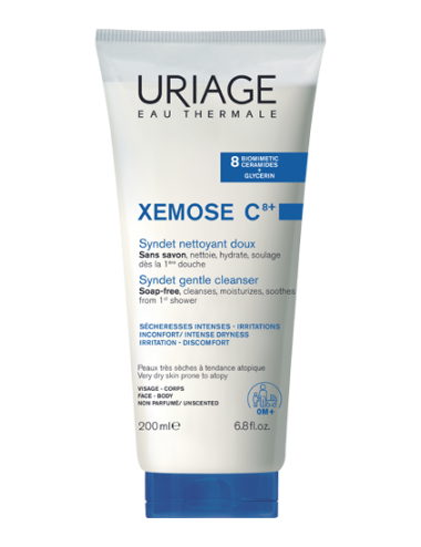Uriage Xémose Syndet Nettoyant Doux Anti-Dessèchement 200 ml