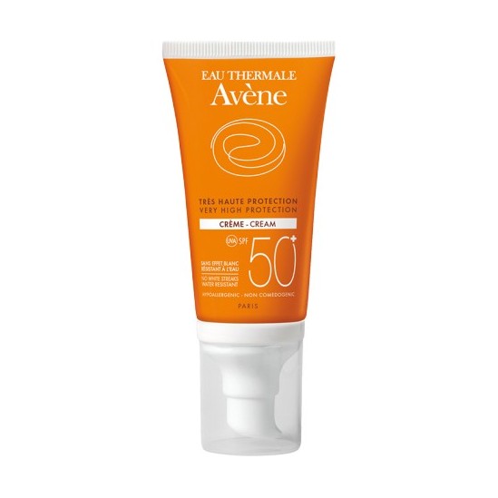 Avène crème solaire très haute protection spf 50+ sans parfum 50ml Avène crème solaire très haute protection spf 50+ sans parfum 50ml