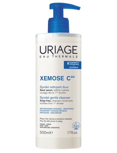 Uriage Xémose Syndet Nettoyant Doux Anti-Dessèchement 500 ml