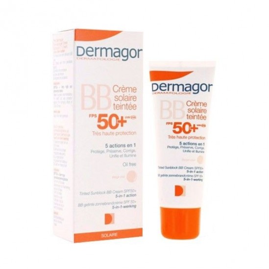 Dermagor BB Crème solaire teintée beige clair spf50+ 40ml Dermagor BB Crème solaire teintée beige clair spf50+ 40ml