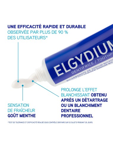 ELGYDIUM Blancheur - dentifrice 75 ml