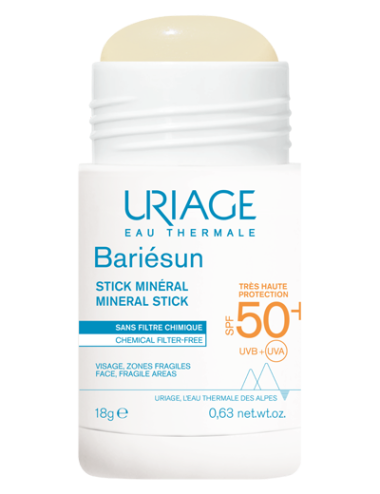Uriage Bariésun Stick Minéral Zones Fragiles 18 g