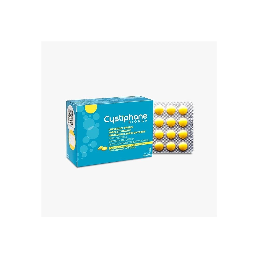 Cystiphane Comprimés Anti-Chute Cheveux & Ongles 120 Comprimés