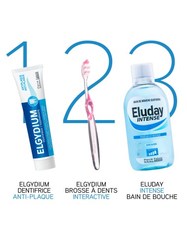 Eluday Intense - Bain de bouche Fraîcheur Intense - 500 ml
