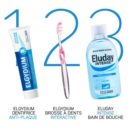 Eluday Intense - Bain de bouche Fraîcheur Intense - 500 ml