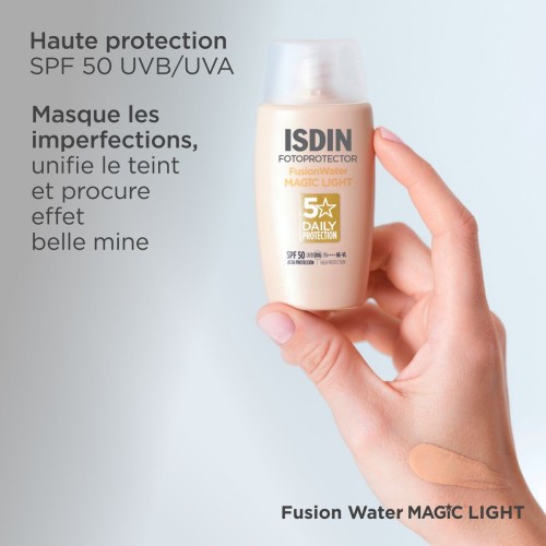 ISDIN Fotoprotecteur Water Color Magic Light – 50 ml