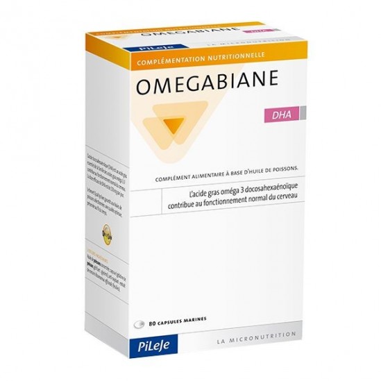 Pilèje Omegabiane DHA 80 capsules Pilèje Omegabiane DHA 80 capsules