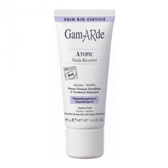 Gamarde Fluide Réconfort Peaux Grasses Sensibles à Tendance Atopique 40g Gamarde Fluide Réconfort Peaux Grasses Sensibles à Tendance Atopique 40g