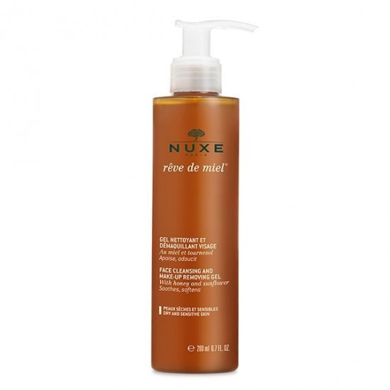 Nuxe Rêve de Miel Gel Nettoyant Démaquillant Visage 200ml Nuxe Rêve de Miel Gel Nettoyant Démaquillant Visage 200ml
