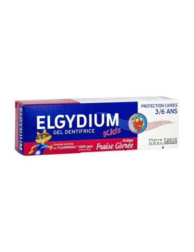 ELGYDIUM Kids Fraise givrée 3/6 ans - dentifrice enfant 50 ml