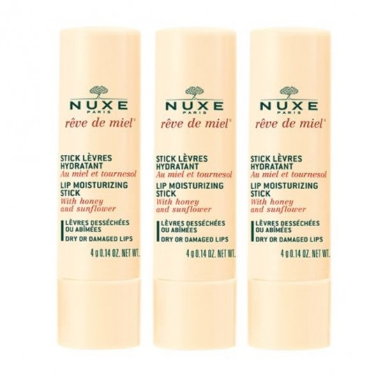 Nuxe Reve De Miel Stick lèvres lot 3X4Grs Nuxe Reve De Miel Stick lèvres lot 3X4Grs