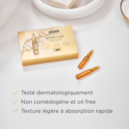 ISDINCEUTICS Instant Flash – Boîte de 5 Ampoules