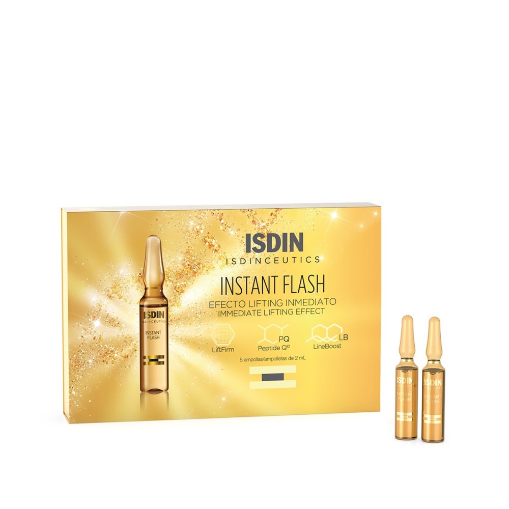 ISDINCEUTICS Instant Flash – Boîte de 5 Ampoules