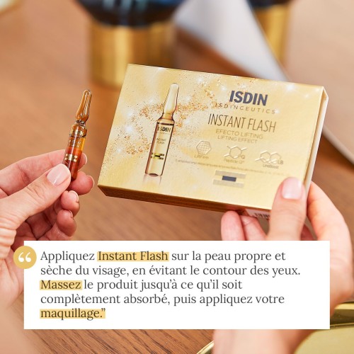 ISDINCEUTICS Instant Flash – Boîte de 5 Ampoules