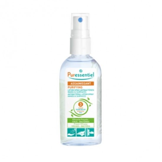 Puressentiel assainissant spray lotion hydroalcoolique 25ml Puressentiel assainissant spray lotion hydroalcoolique 25ml