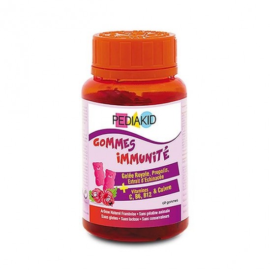 Pediakid gommes immunité boite de 60 gommes Pediakid gommes immunité boite de 60 gommes