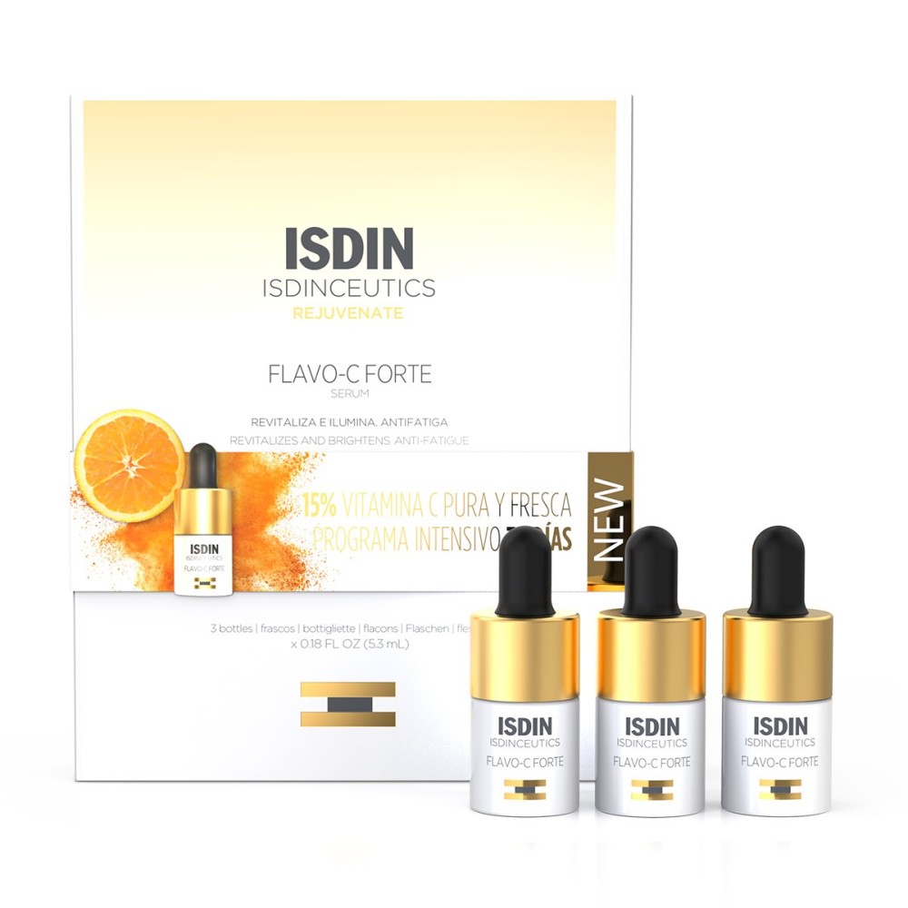 ISDINCEUTICS Flavo-C Forte – Boîte de 3 Flacons
