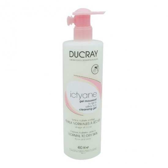 Ducray ictyane gel moussant surgras flacon pompe 400ml Ducray ictyane gel moussant surgras flacon pompe 400ml