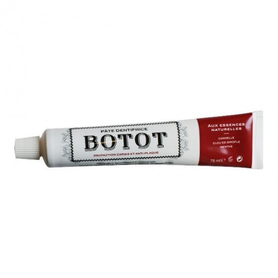 Botot pâte dentifrice aux essences naturelles 75ml Botot pâte dentifrice aux essences naturelles 75ml