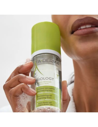 A-Derma Biology – Mousse Nettoyante Hydra-Protectrice
