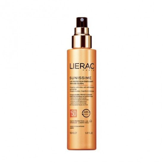 Lierac Sunissime lait protecteur énergisant anti-âge global SPF50+ 150ml Lierac Sunissime lait protecteur énergisant anti-âge global SPF50+ 150ml