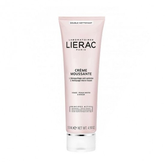 Lierac démaquillant crème moussante double nettoyant 150ml Lierac démaquillant crème moussante double nettoyant 150ml