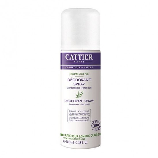 Cattier déodorant spray 100ml Cattier déodorant spray 100ml