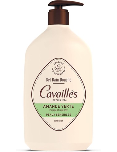 Rogé Cavaillès Gel Surgras Actif Bain Douche Amande Verte - 1 Litre