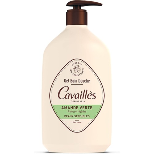 Rogé Cavaillès Gel Surgras Actif Bain Douche Amande Verte - 1 Litre