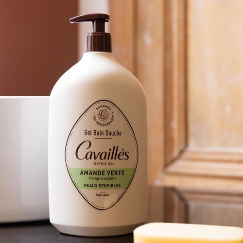 Rogé Cavaillès Gel Surgras Actif Bain Douche Amande Verte - 1 Litre