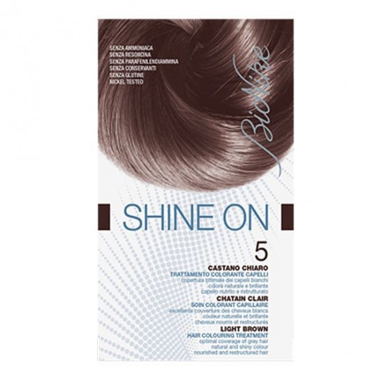 Bionike Shine on soin coloration 05 chatain clair Bionike Shine on soin coloration 05 chatain clair