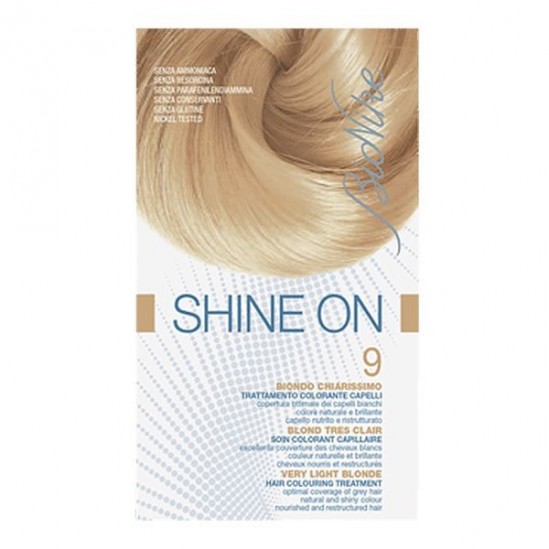Bionike Shine on soin coloration 09 blond très clair Bionike Shine on soin coloration 09 blond très clair