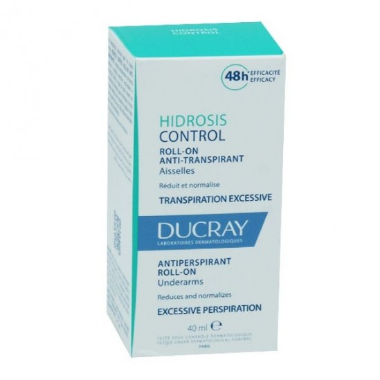 Ducray hidrosis control roll on aisselles 40ml Ducray hidrosis control roll on aisselles 40ml
