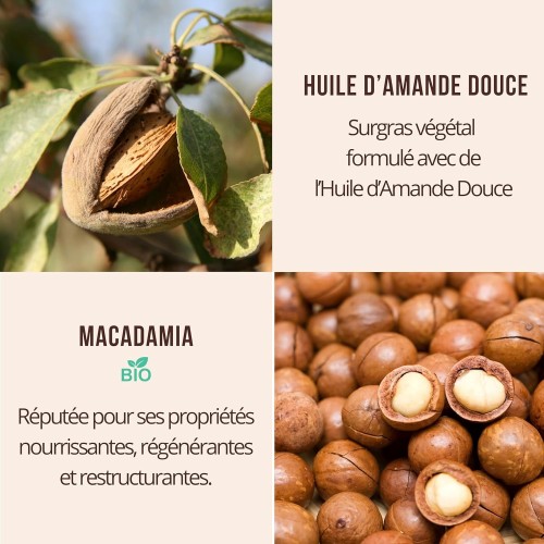 Rogé Cavaillès Gel Surgras Bain Douche Huile Macadamia BIO - 1 Litre
