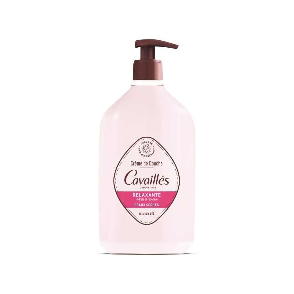 Rogé Cavaillès Crème de Douche Beurre d'Amande et Rose 750 ml