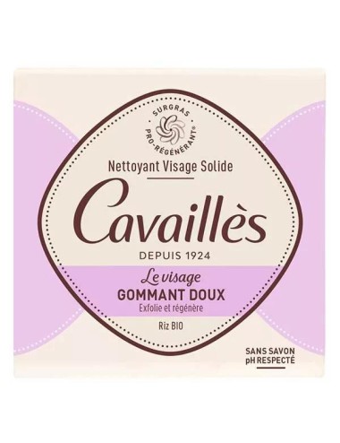 Rogé Cavaillès Nettoyant Visage Solide Gommant Doux 70 g