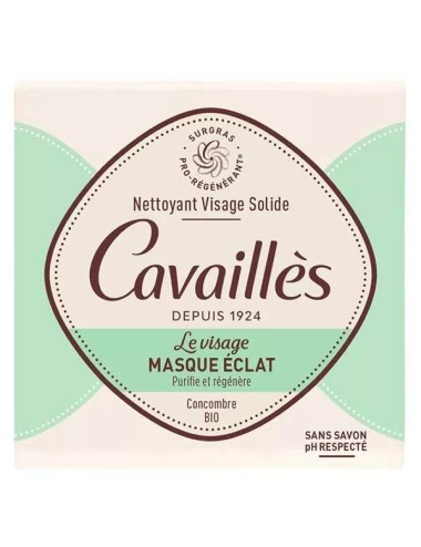Rogé Cavaillès Nettoyant Visage Solide Masque Éclat 70 g