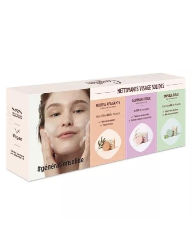 Rogé Cavaillès Coffret Ma Routine Solide Visage 3 x 70 g