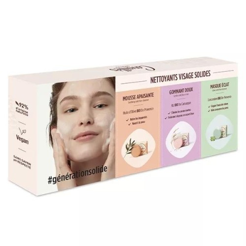 Rogé Cavaillès Coffret Ma Routine Solide Visage 3 x 70 g