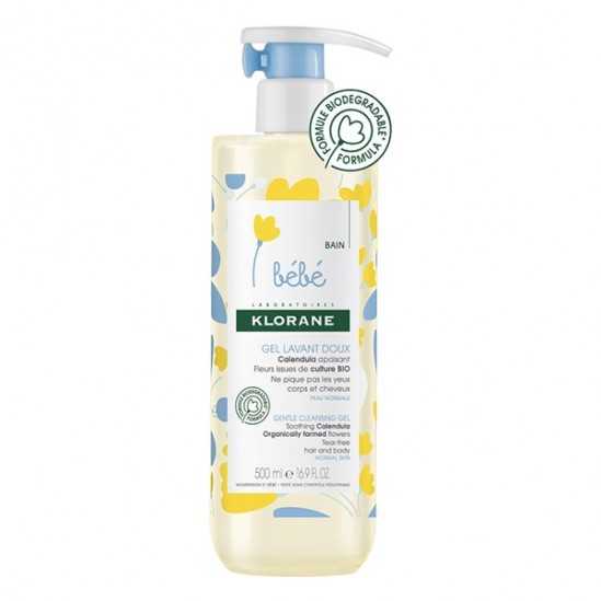 Klorane Gel lavant doux au calendula tube 200ml Klorane Gel lavant doux au calendula tube 200ml