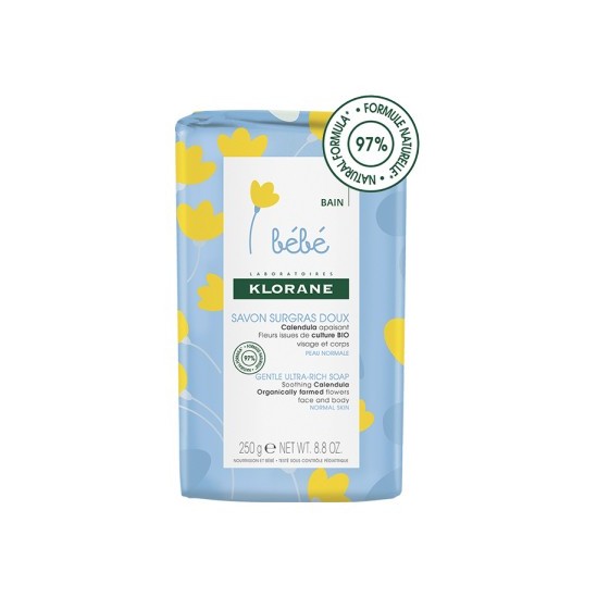 Klorane Savon surgras au calendula 250g Klorane Savon surgras au calendula 250g